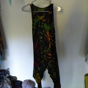 NWOT Thai Handmade Super Soft Tie Dye Tank Dres